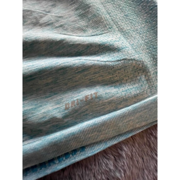 Nike Knit Seamless Racerback Tank Top Blue‎ Women's Small - Picture 6 of 10